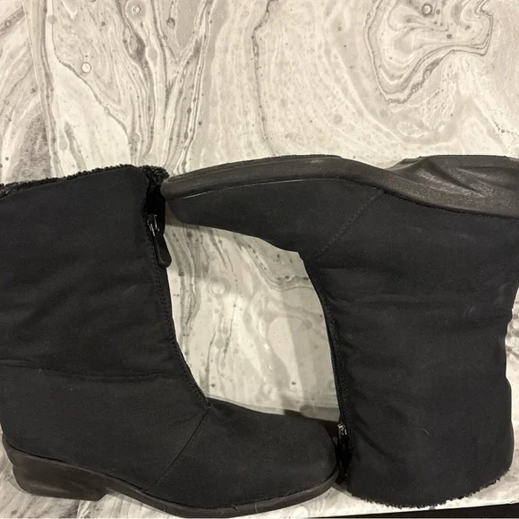 Toe Warmers Canada 10N T04924 Cozy Black Women's Winter Boots - Picture 2 of 14